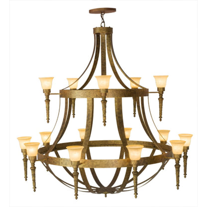 Meyda Tiffany Pontoise 15 Light 72" Wide Chandelier