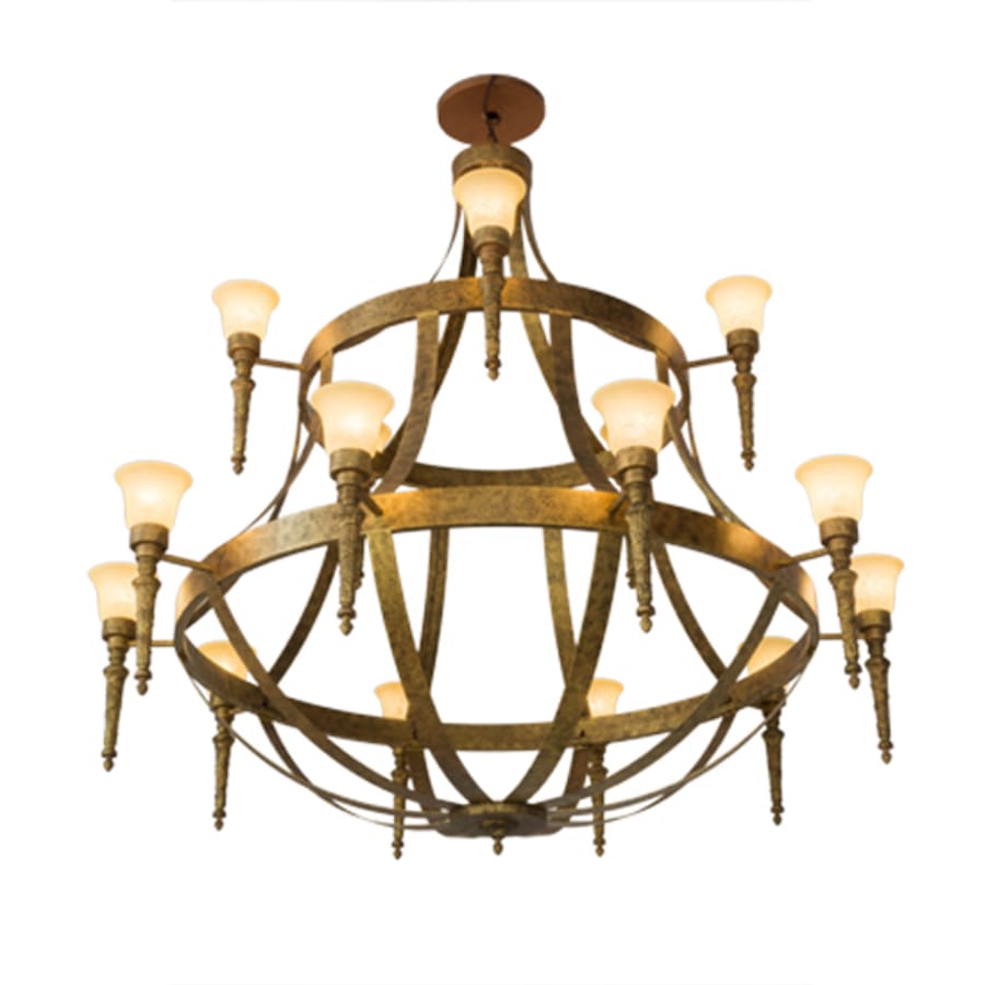 Meyda Tiffany Pontoise 15 Light 72" Wide Chandelier