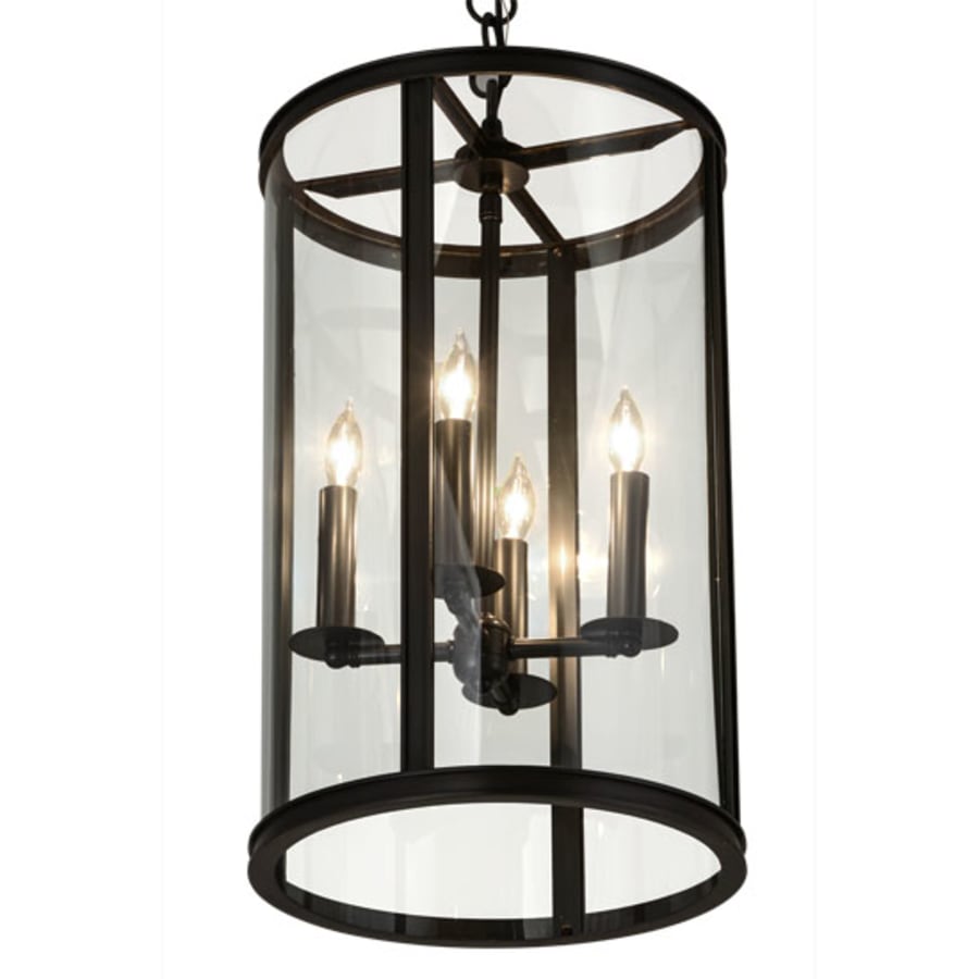Meyda Tiffany Cilindro 4 Light 12" Wide Taper Candle Pendant