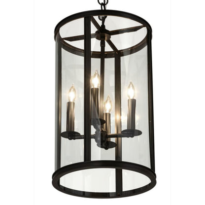 Meyda Tiffany Cilindro 4 Light 12" Wide Taper Candle Pendant