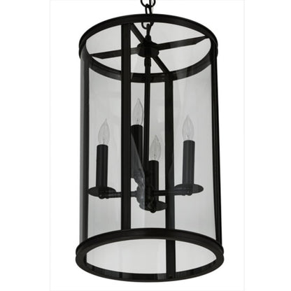Meyda Tiffany Cilindro 4 Light 12" Wide Taper Candle Pendant