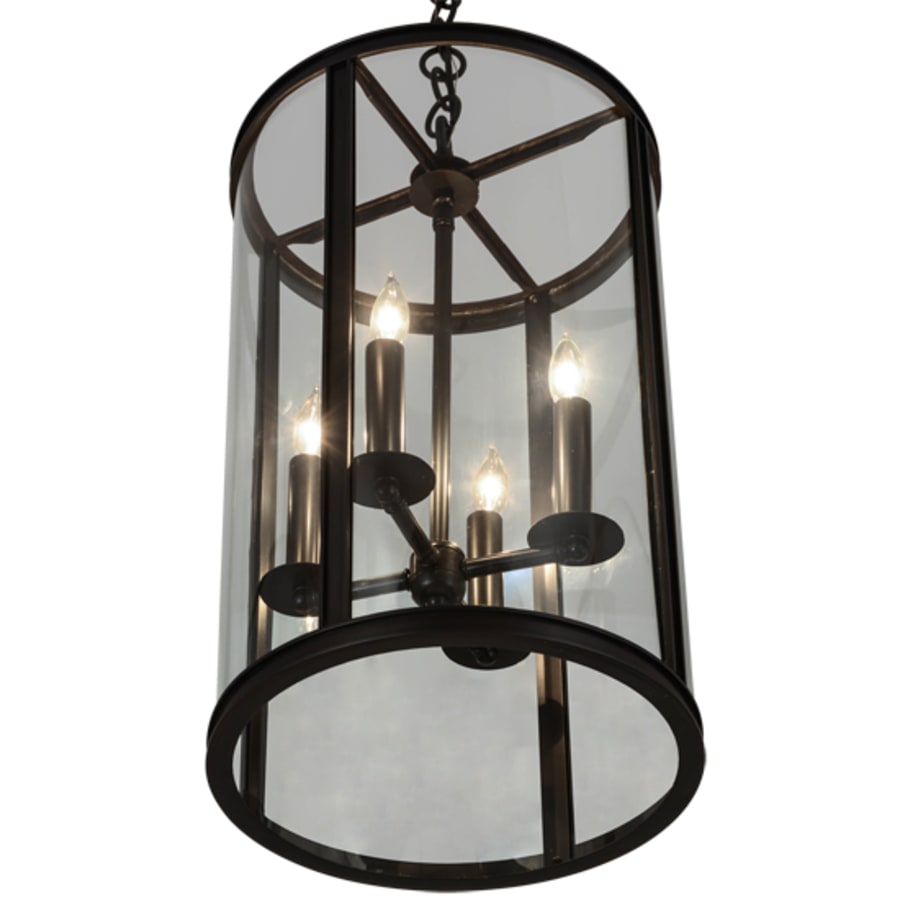 Meyda Tiffany Cilindro 4 Light 12" Wide Taper Candle Pendant