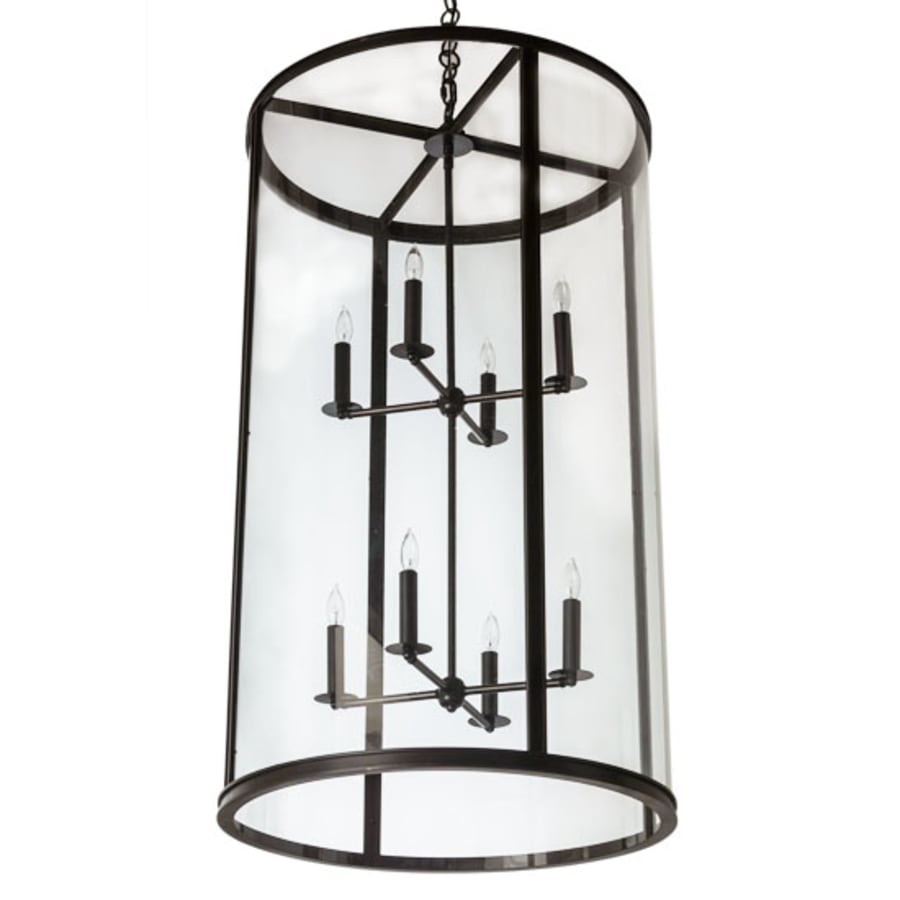 Meyda Tiffany Cilindro 8 Light 24" Wide Taper Candle Pendant