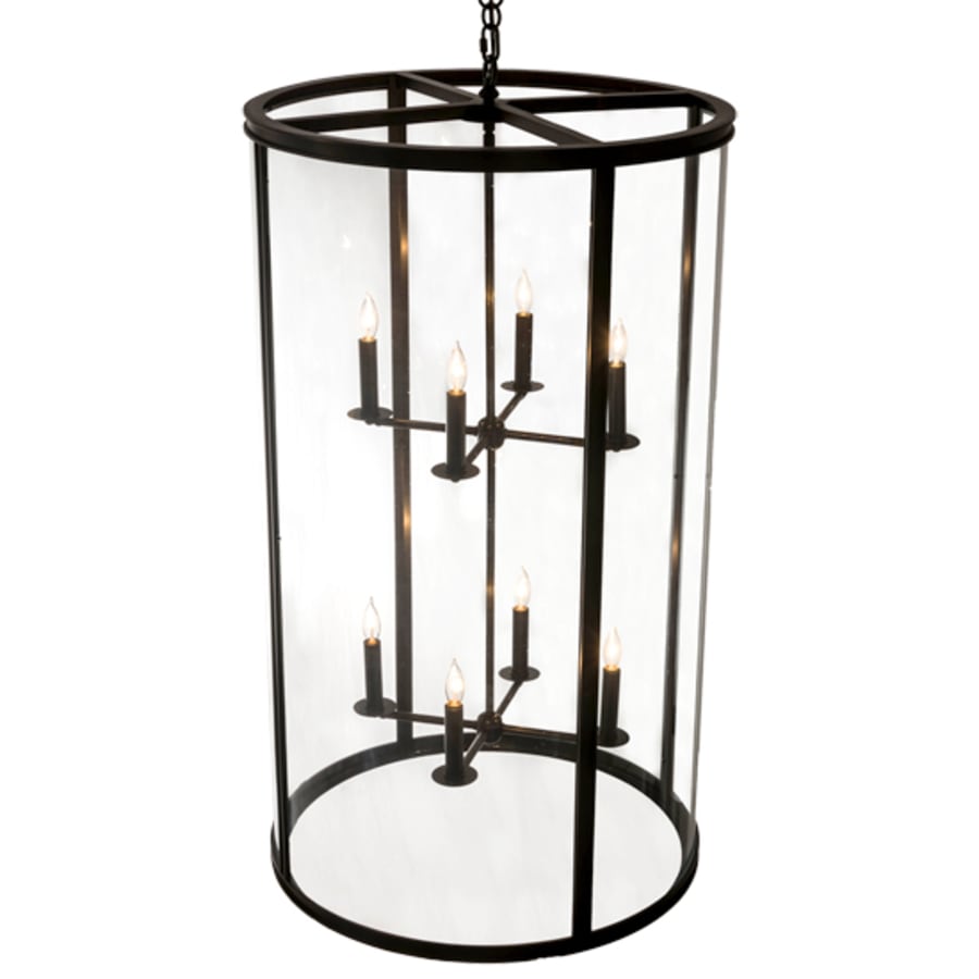 Meyda Tiffany Cilindro 8 Light 24" Wide Taper Candle Pendant