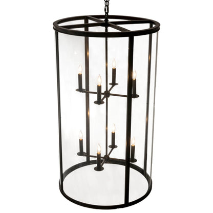 Meyda Tiffany Cilindro 8 Light 24" Wide Taper Candle Pendant