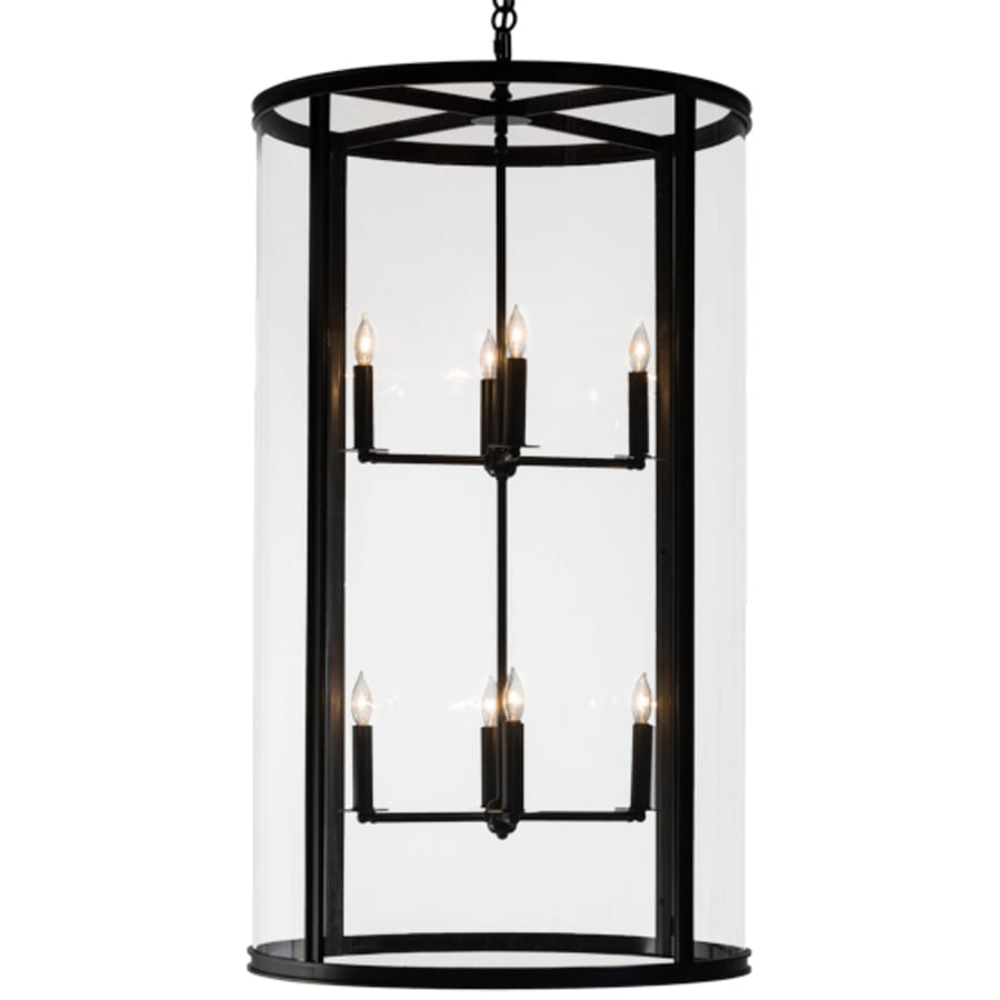 Meyda Tiffany Cilindro 8 Light 24" Wide Taper Candle Pendant