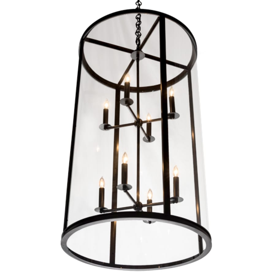 Meyda Tiffany Cilindro 8 Light 24" Wide Taper Candle Pendant