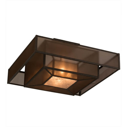 Meyda Tiffany Umador 4 Light 51" Wide Semi-Flush Square Ceiling Fixture