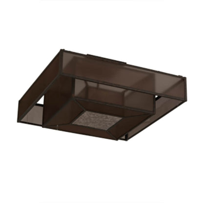 Meyda Tiffany Umador 4 Light 51" Wide Semi-Flush Square Ceiling Fixture
