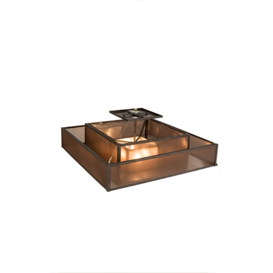 Meyda Tiffany Umador 4 Light 51" Wide Semi-Flush Square Ceiling Fixture
