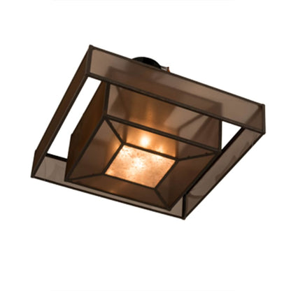 Meyda Tiffany Umador 4 Light 51" Wide Semi-Flush Square Ceiling Fixture