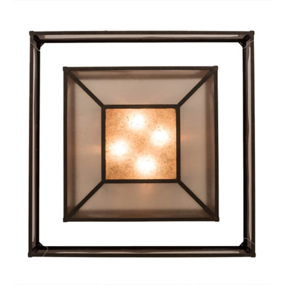 Meyda Tiffany Umador 4 Light 51" Wide Semi-Flush Square Ceiling Fixture