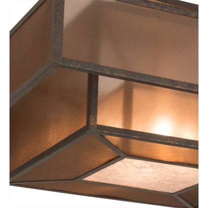 Meyda Tiffany Umador 4 Light 51" Wide Semi-Flush Square Ceiling Fixture