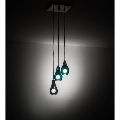 Meyda Tiffany Anjou 3 Light 14" Wide Multi Light Pendant