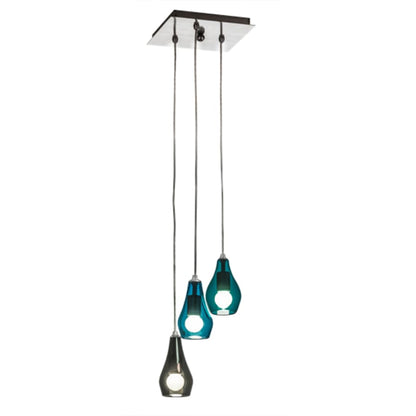 Meyda Tiffany Anjou 3 Light 14" Wide Multi Light Pendant