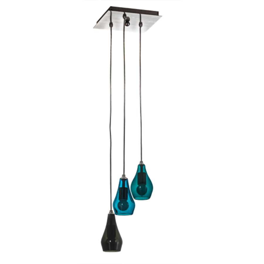 Meyda Tiffany Anjou 3 Light 14" Wide Multi Light Pendant