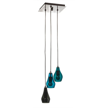 Meyda Tiffany Anjou 3 Light 14" Wide Multi Light Pendant