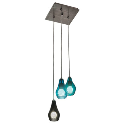 Meyda Tiffany Anjou 3 Light 14" Wide Multi Light Pendant