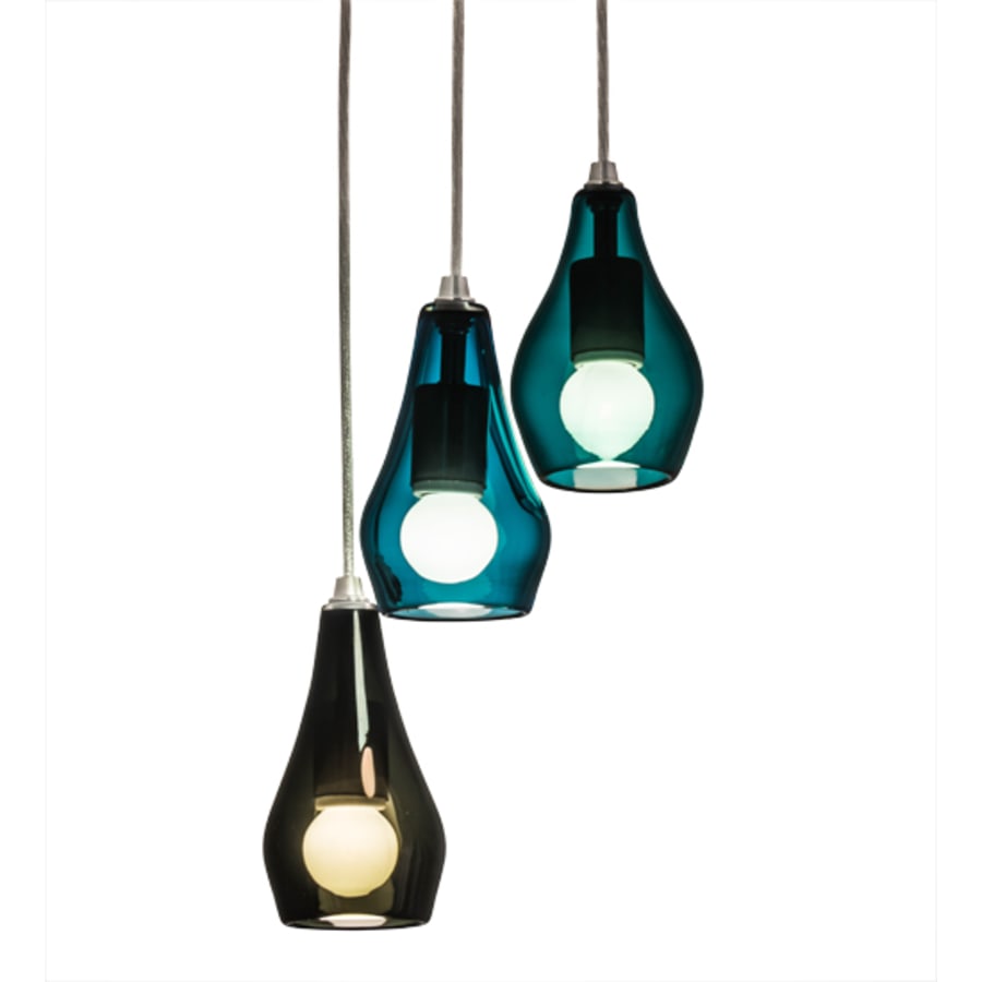 Meyda Tiffany Anjou 3 Light 14" Wide Multi Light Pendant
