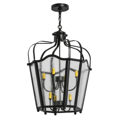 Meyda Tiffany Citadel 8 Light 22" Wide Taper Candle Pendant