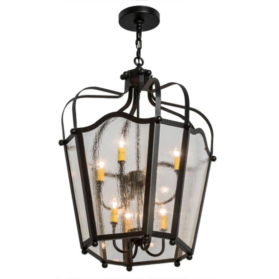 Meyda Tiffany Citadel 8 Light 22" Wide Taper Candle Pendant