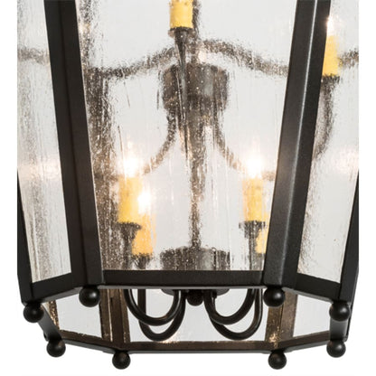 Meyda Tiffany Citadel 8 Light 22" Wide Taper Candle Pendant
