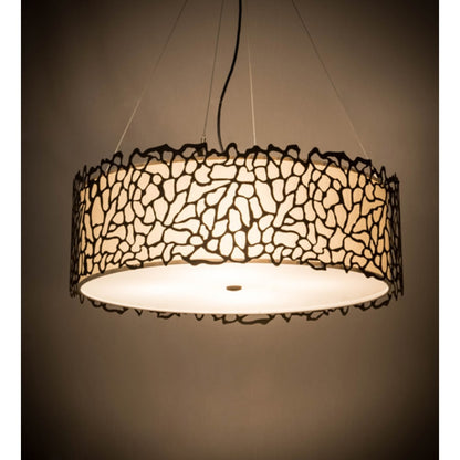Meyda Tiffany Parmecia 4 Light 30" Wide Suspension Pendant
