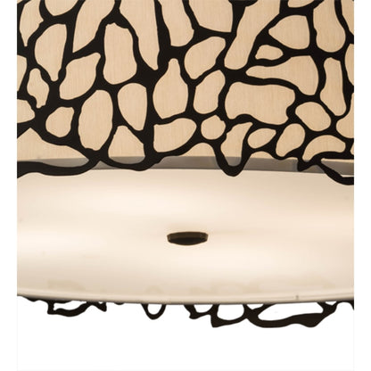 Meyda Tiffany Parmecia 4 Light 30" Wide Suspension Pendant