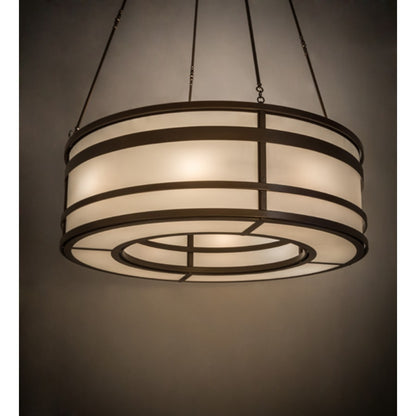 Meyda Tiffany Sargent 8 Light 72" Wide Pendant