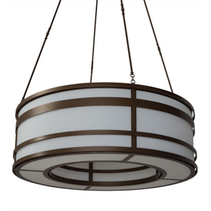 Meyda Tiffany Sargent 8 Light 72" Wide Pendant