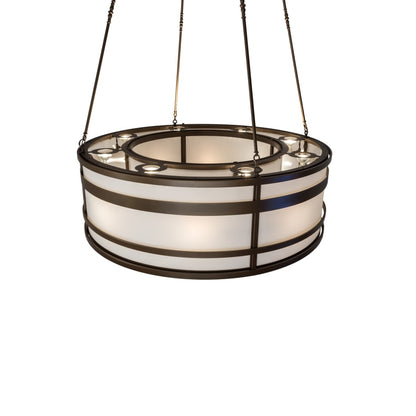Meyda Tiffany Sargent 8 Light 72" Wide Pendant