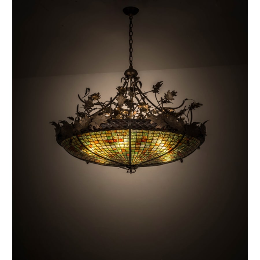 Meyda Tiffany Greenbriar Oak 6 Light 48" Wide Pendant