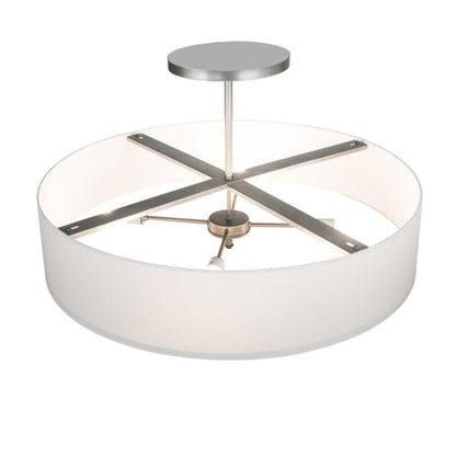 Meyda Tiffany Cilindro 4 Light 36" Wide Semi-Flush Drum Ceiling Fixture