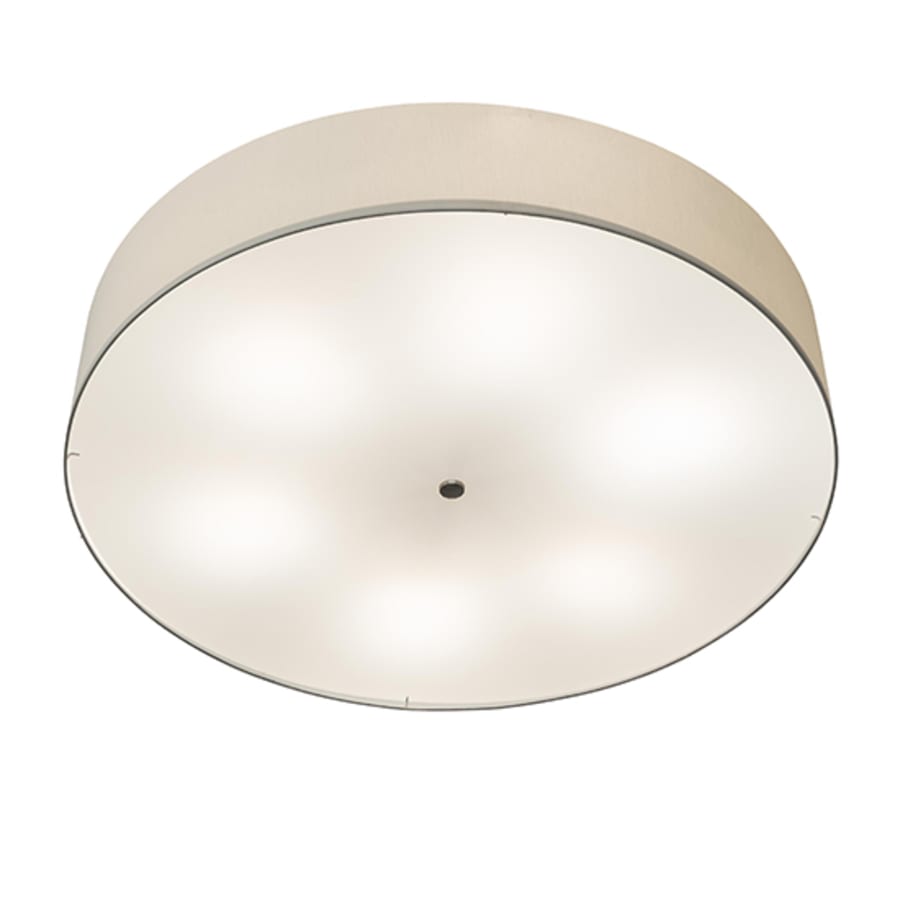 Meyda Tiffany Cilindro 6 Light 42" Wide Semi-Flush Drum Ceiling Fixture - Nickel Finish