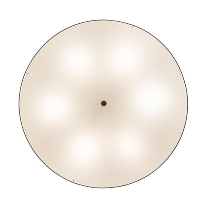 Meyda Tiffany Cilindro 6 Light 42" Wide Semi-Flush Drum Ceiling Fixture - Nickel Finish