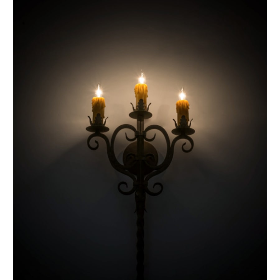 Meyda Tiffany Palmira 3 Light 72" Tall Wall Sconce