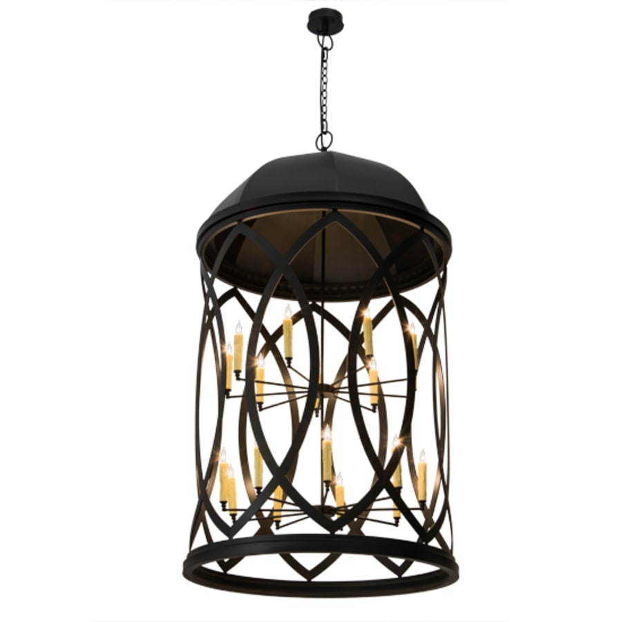 Meyda Tiffany Grafton 18 Light 42" Wide Taper Candle Pendant