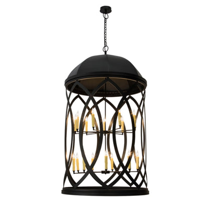 Meyda Tiffany Grafton 18 Light 42" Wide Taper Candle Pendant