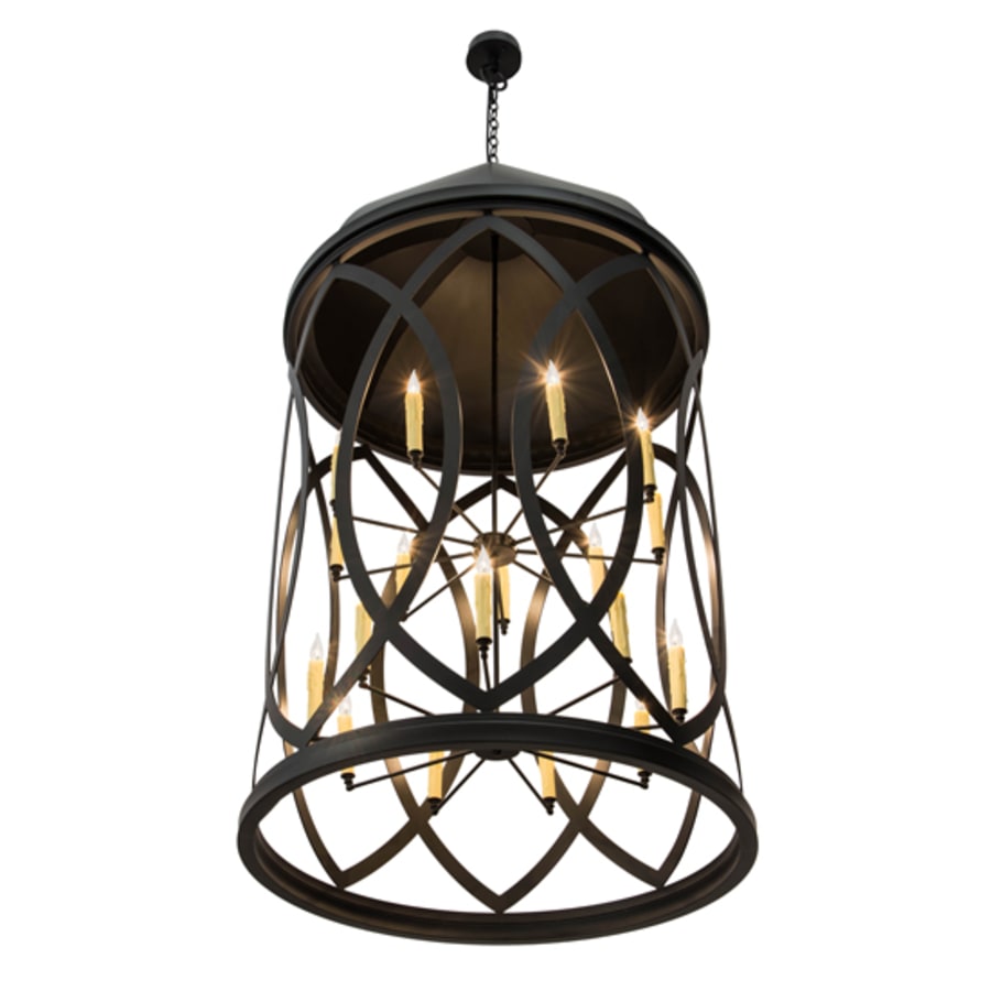 Meyda Tiffany Grafton 18 Light 42" Wide Taper Candle Pendant