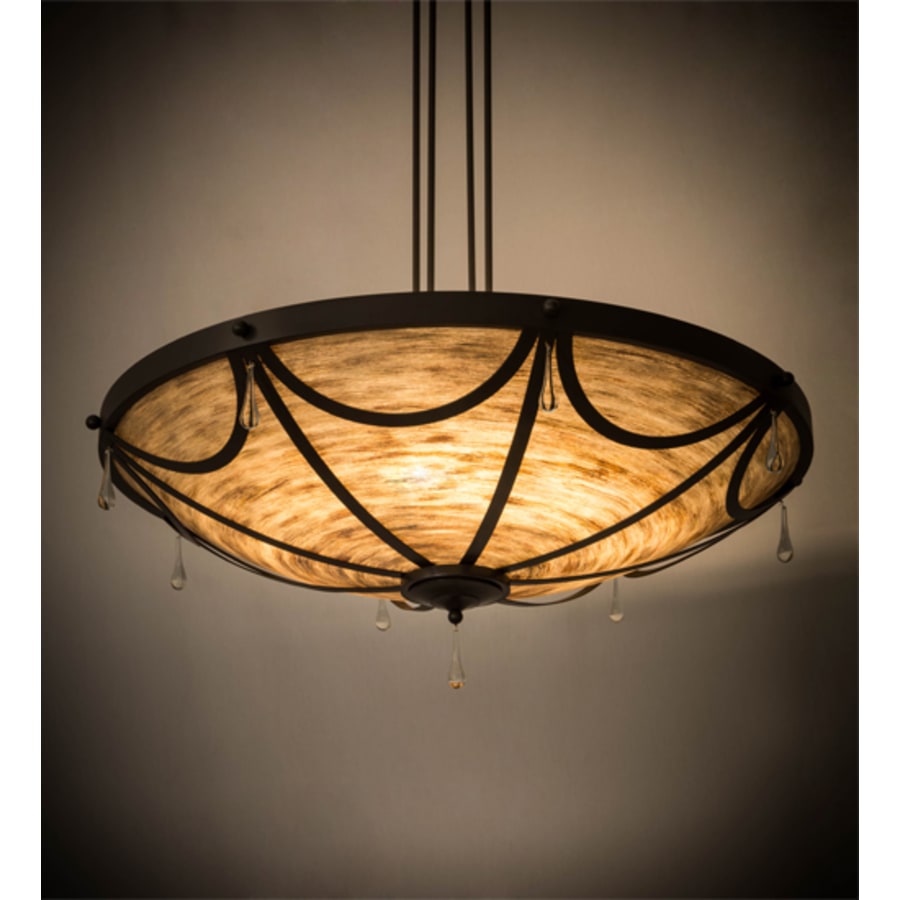 Meyda Tiffany Carousel 8 Light 50" Wide Crystal Pendant