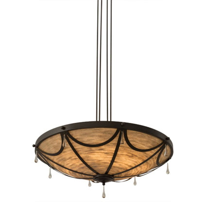 Meyda Tiffany Carousel 8 Light 50" Wide Crystal Pendant