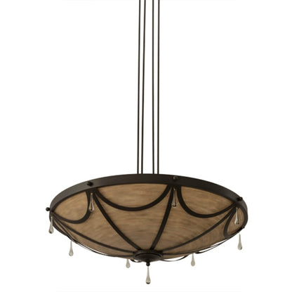 Meyda Tiffany Carousel 8 Light 50" Wide Crystal Pendant