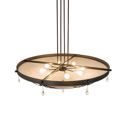Meyda Tiffany Carousel 8 Light 50" Wide Crystal Pendant