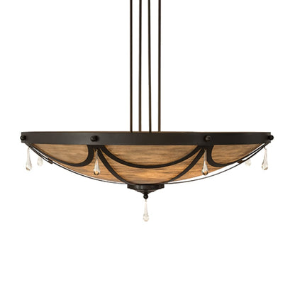 Meyda Tiffany Carousel 8 Light 50" Wide Crystal Pendant