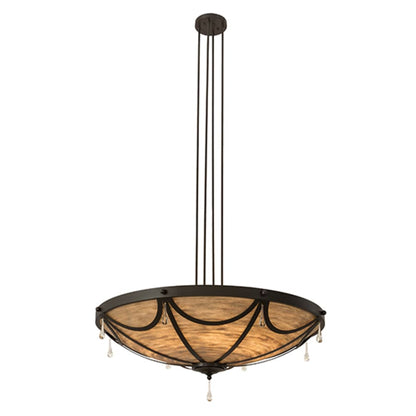 Meyda Tiffany Carousel 8 Light 50" Wide Crystal Pendant
