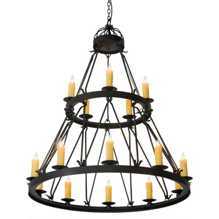 Meyda Tiffany Lakeshore 15 Light 48" Wide Taper Candle Style Chandelier