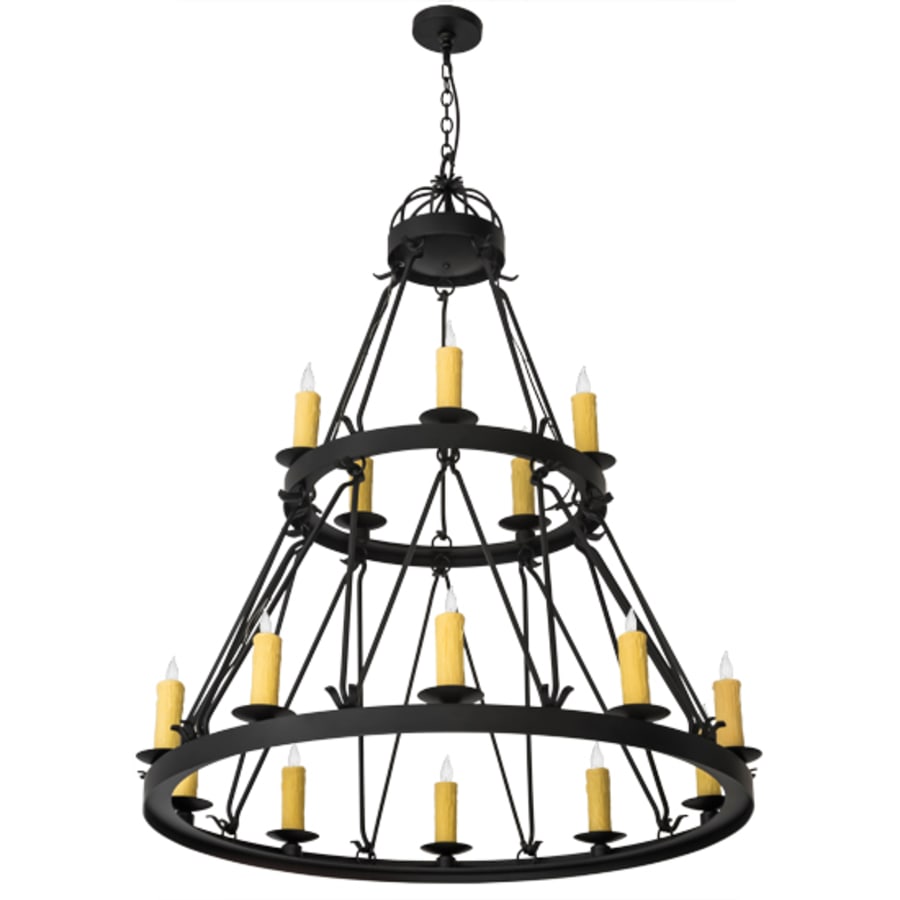 Meyda Tiffany Lakeshore 15 Light 48" Wide Taper Candle Style Chandelier