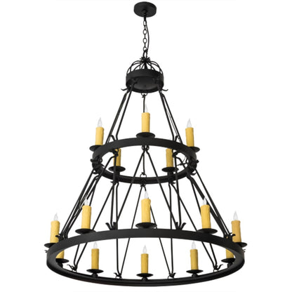 Meyda Tiffany Lakeshore 15 Light 48" Wide Taper Candle Style Chandelier