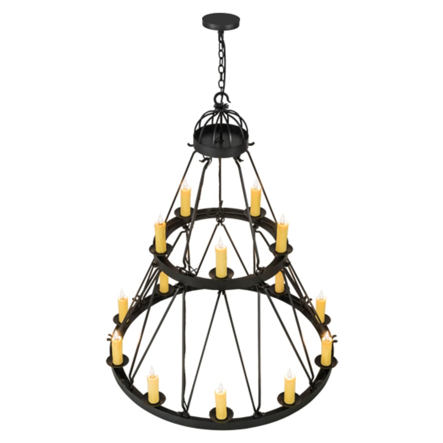 Meyda Tiffany Lakeshore 15 Light 48" Wide Taper Candle Style Chandelier