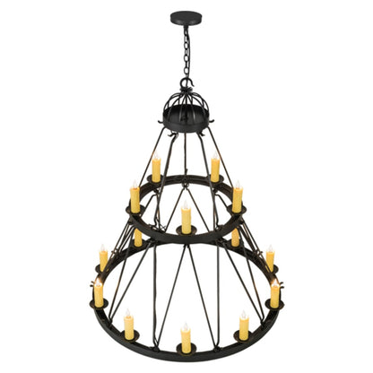 Meyda Tiffany Lakeshore 15 Light 48" Wide Taper Candle Style Chandelier